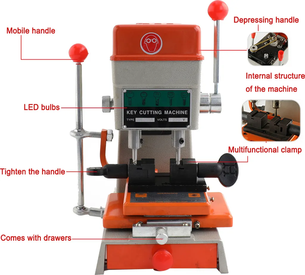 Appareil à copier les clés pour cordonnerie - Modèle 220V compact - 2