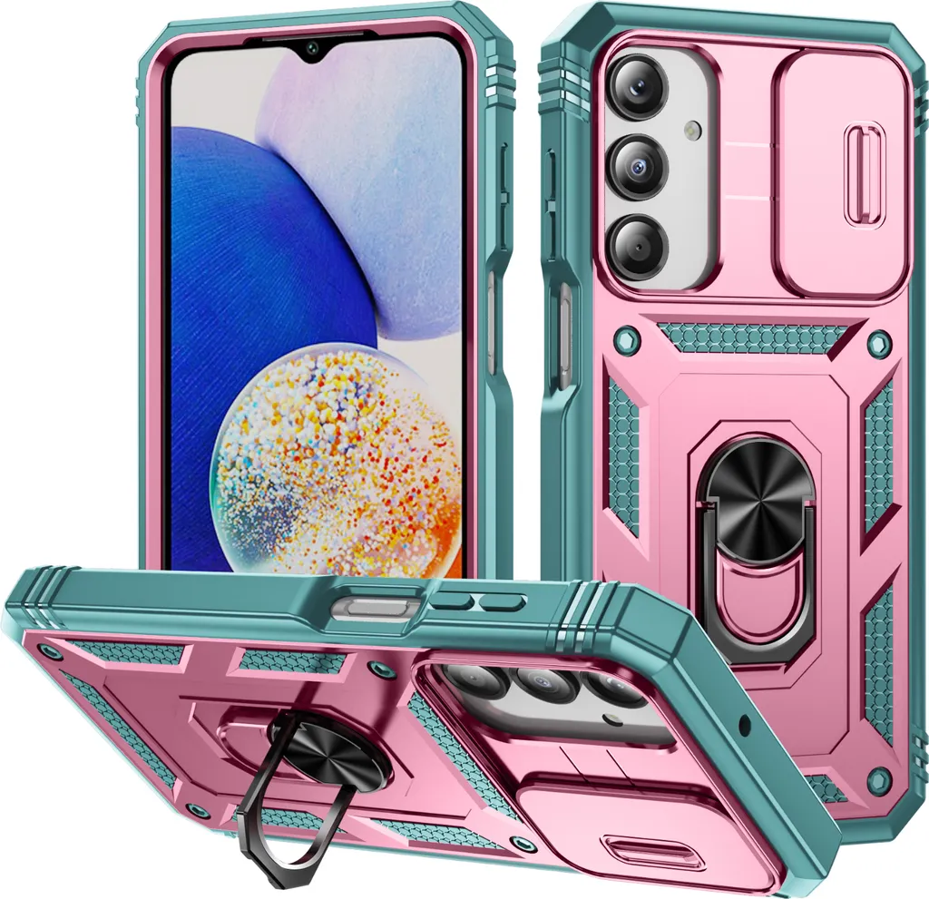 Custodia Samsung A16 Antiurto con Porta Carte e Protezione Fotocamera
