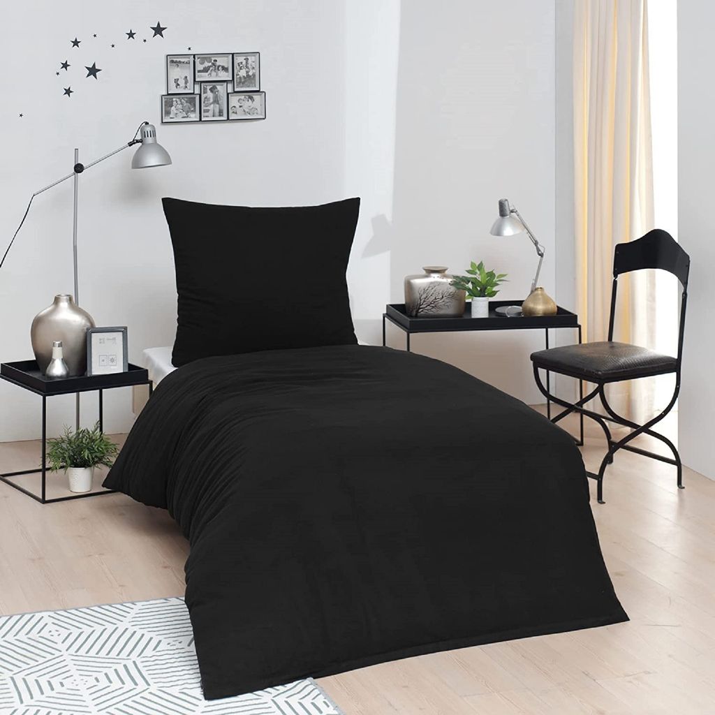 Brielle Flanell Bettwäsche Set aus 100% Baumwolle mit   135 Produktbild 