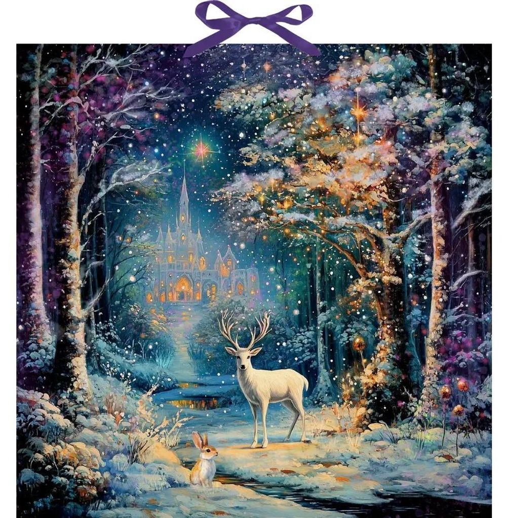 Calendrier de l'Avent mural - Forêt d'hiver magique Image du produit 