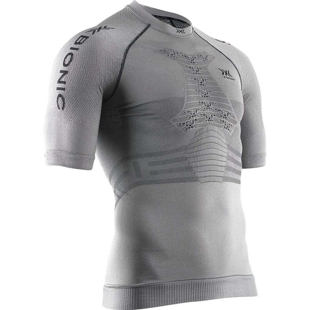 X-BIONIC Fennec 4.0 kurzarm Laufshirt Herren anthracite/silver L