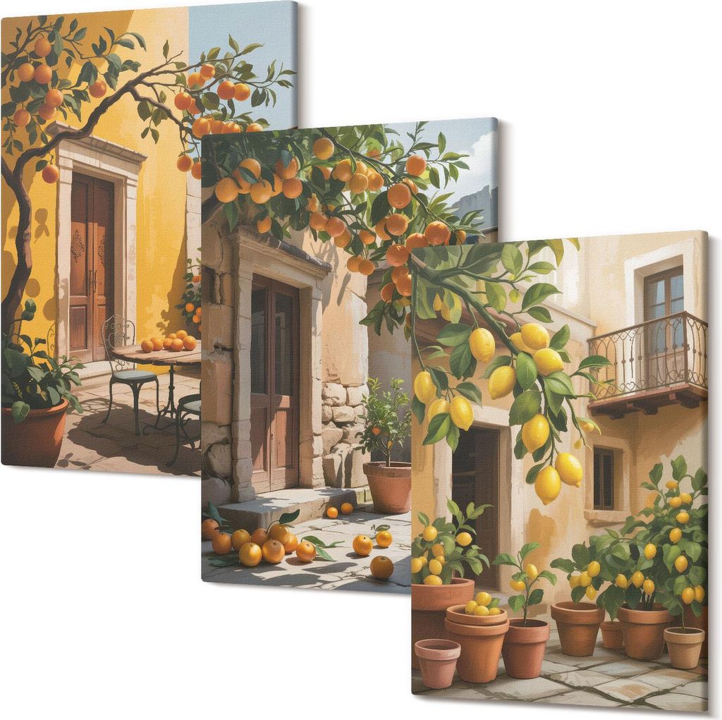 Leinwandbilder – Wandbilder – Leinwandbild – Canvas Bild – Polycanvas – Kunstdruck – – Modern – Aufhängefertig – Mehrteilig –...