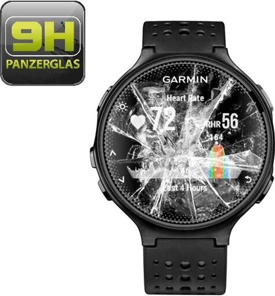 2x 9H Hartglas für Garmin Forerunner 220 42mm Panzerfolie Displayschutz HD KLAR
