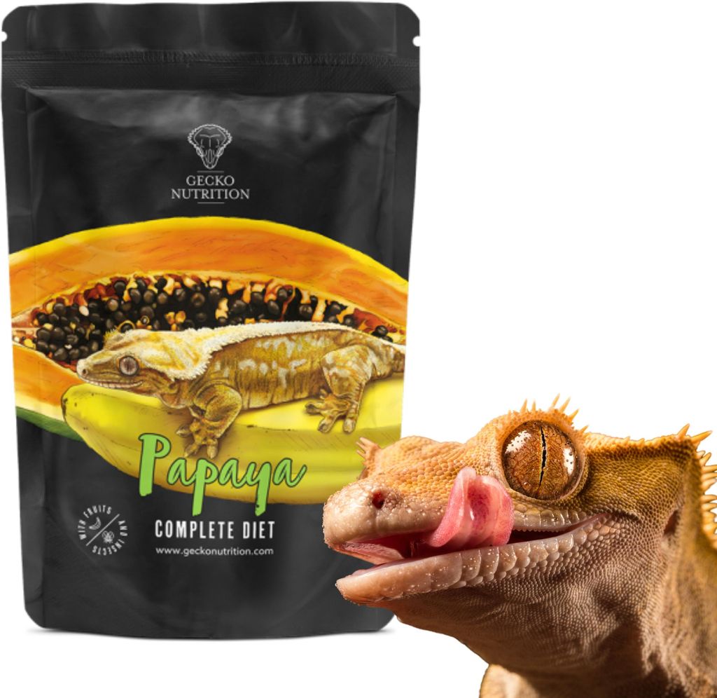 Gecko Nutrition Banana Papaya - Mangime: geco coronato, Immagine del prodotto 