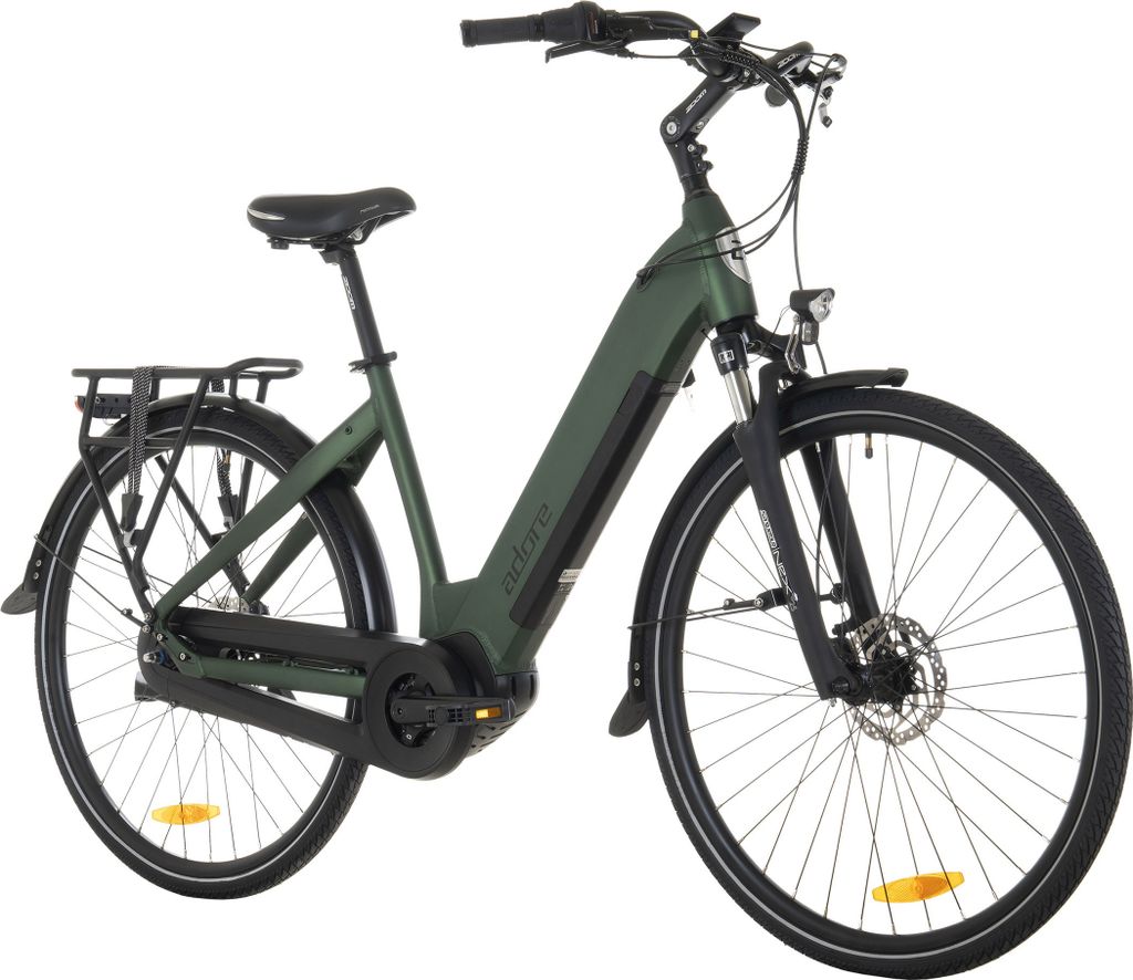 ADORE E-Citybike 28" Alu Cityfahrrad CX-280 Mittelmotor 60NM / 15Ah British Green matt adore-bikes 180E