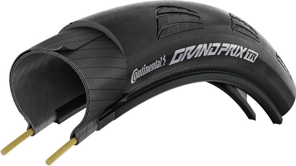 Continental Grand Prix TR 25-622 Faltreifen schwarz-Skin - 4-Lagen, Tubeless-Ready, BlackChili-Compound, Pannenschutz, Endurance-Modell