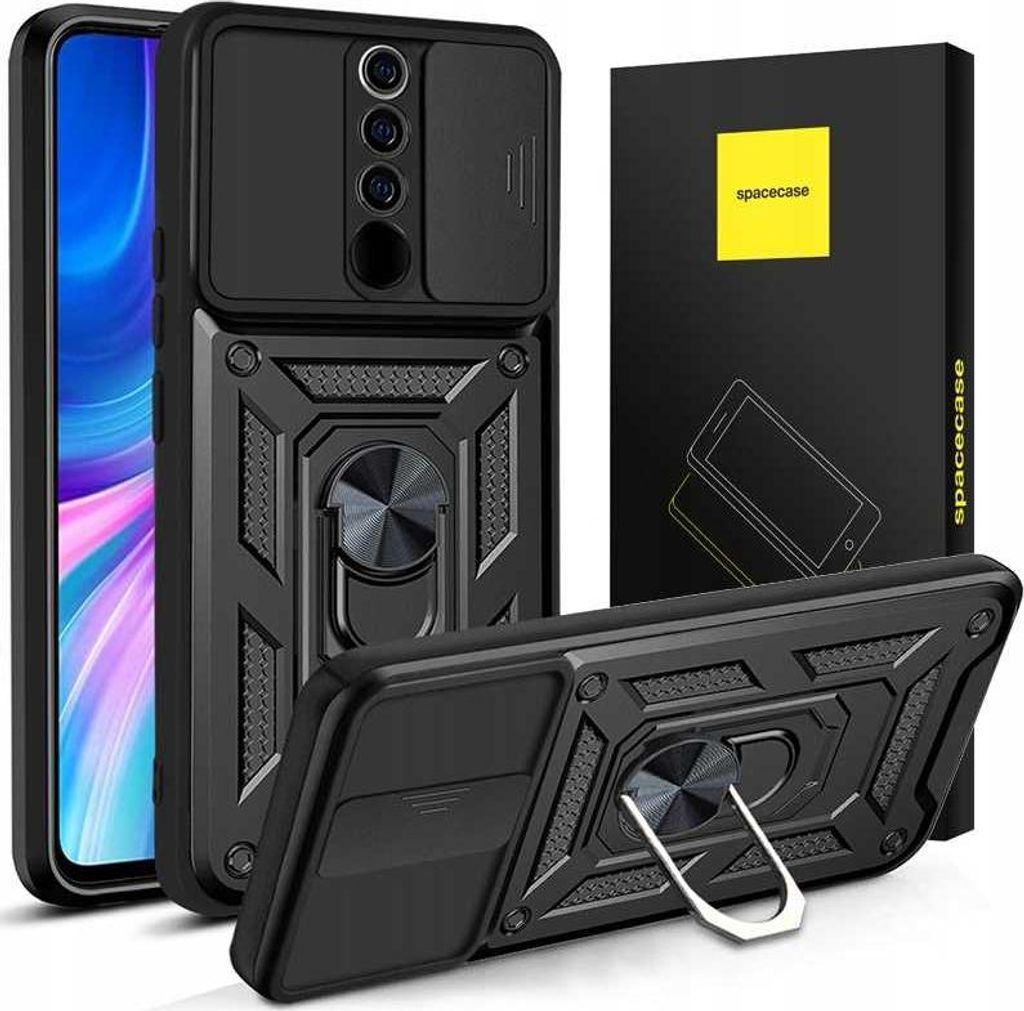 Spacecase Camring Redmi Note 8 Pro schwarz Produktbild 