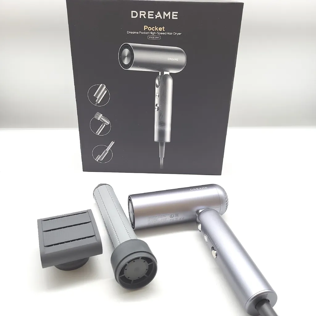 Sèche-cheveux Ionique Compact Dreame Glory Pocket Gris Haute Performance