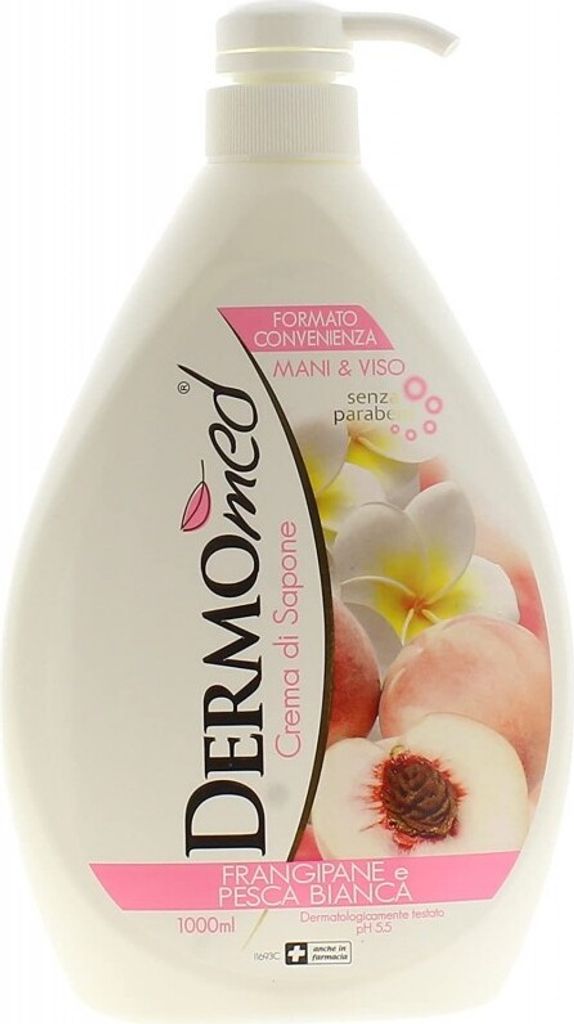 Dermomed Frangipane and Peach Soap 1000ml