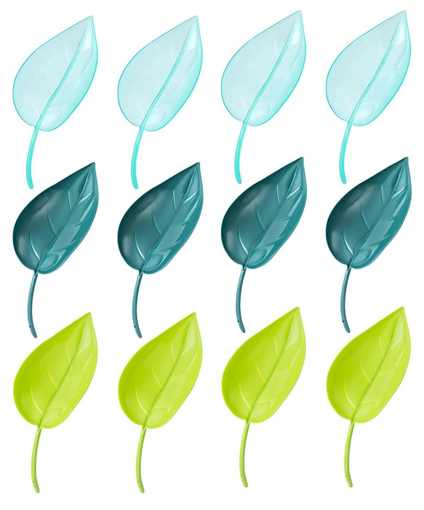 12 Stück Blumenbewässerungs-Blattformen, selbstbewässernde Pflanzgefäßeinsätze, Bewässerungsspitzen, einfach zu bedienende automatische Pfla...