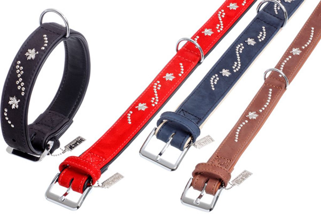 Buffalo Noble Halsband, Farbe:braun-braun; Länge x Breite:60 cm x 40 cm
