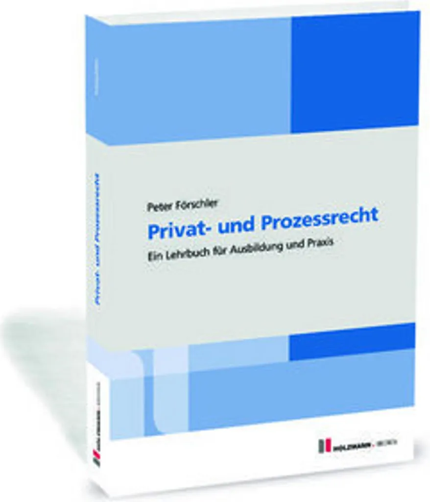 Livre Privat- und Prozessrecht : Droit Privé et Procédural Allemand