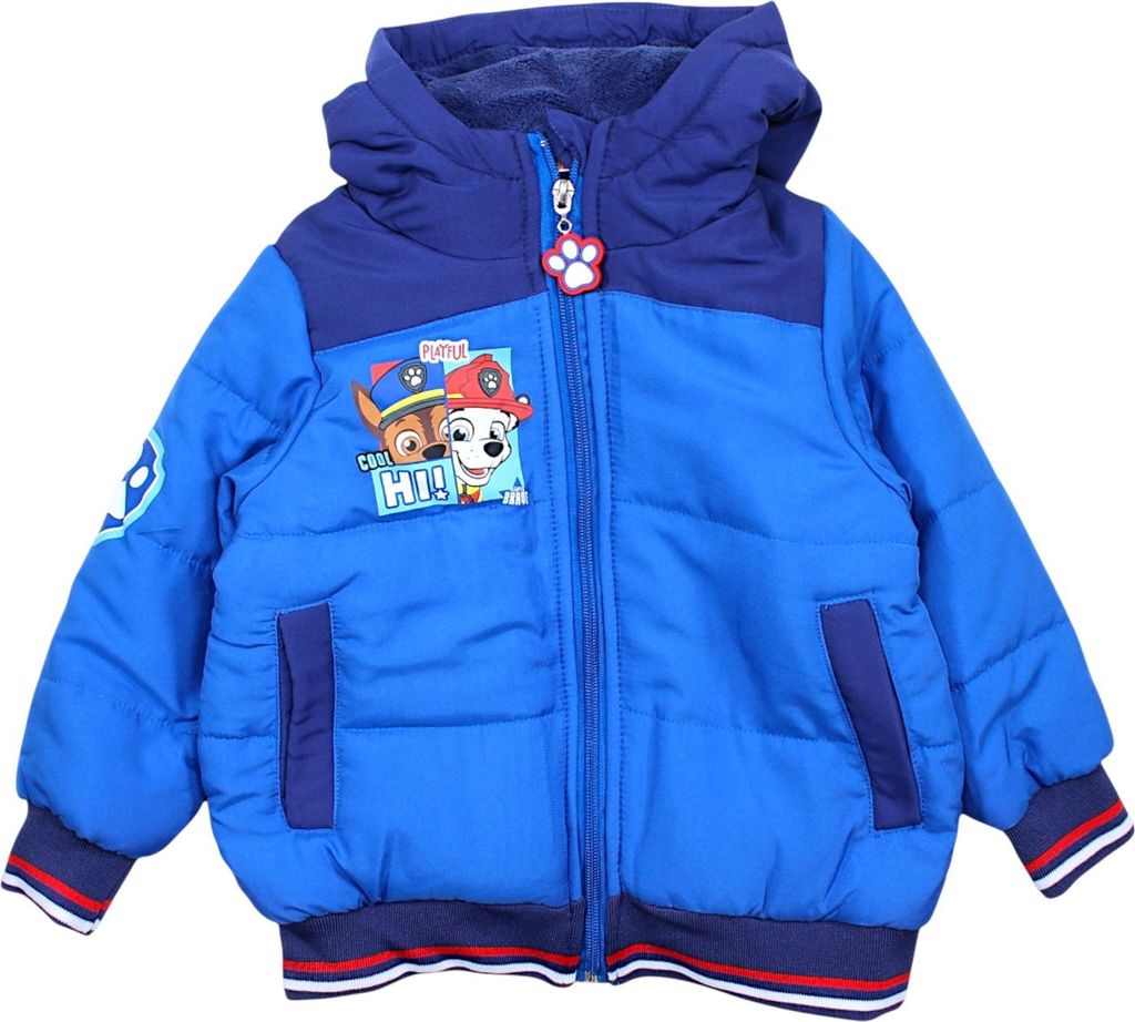 Jacke PAW Patrol mit Fleece Futter Blau 92 cm