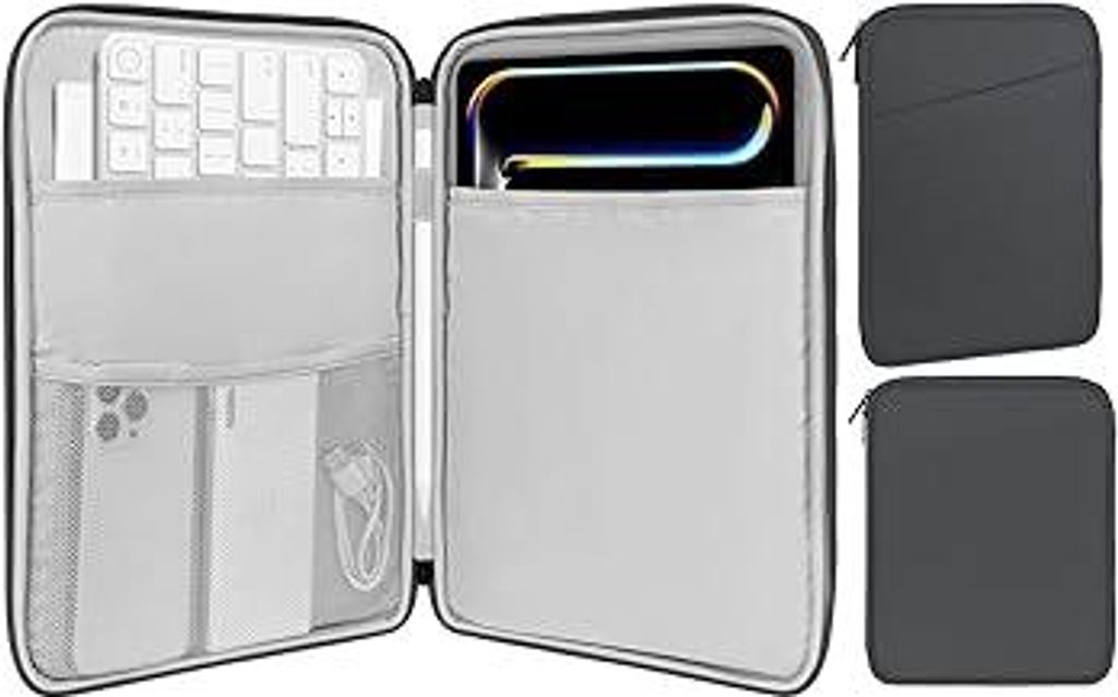 MoKo 9-11 Tablet Tasche Hülle Kompatibel mit 11 iPad Air M3, iPad A16 2025/iPad Pro 11 M4 2024/11 iPad Air M2 2024/iPad 10th 10,9 2024/iPad Air 5/...