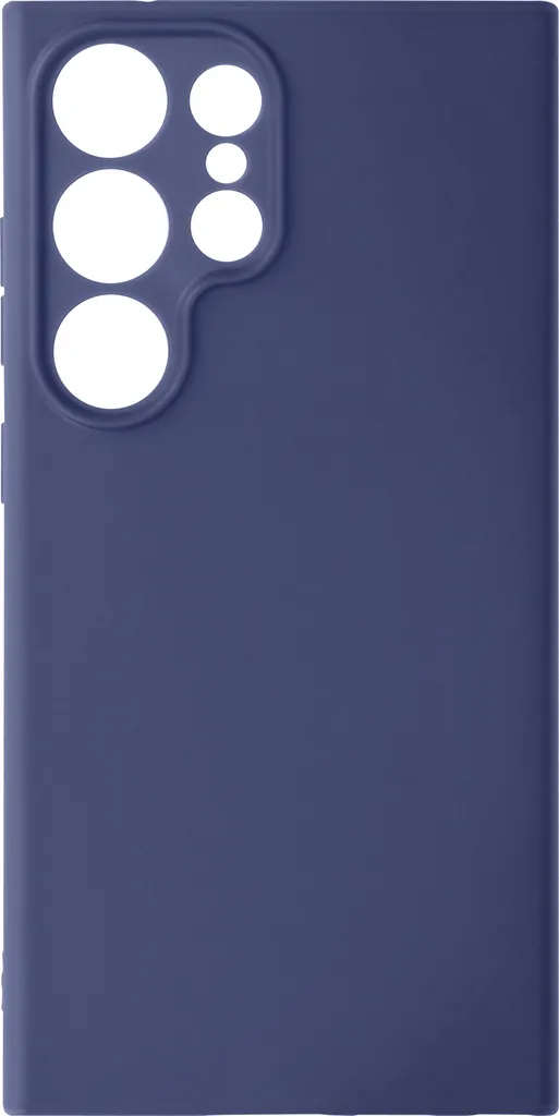 Cover Avizar Silicone Blu Scuro per Samsung S24 Ultra - Protezione Soft Touch