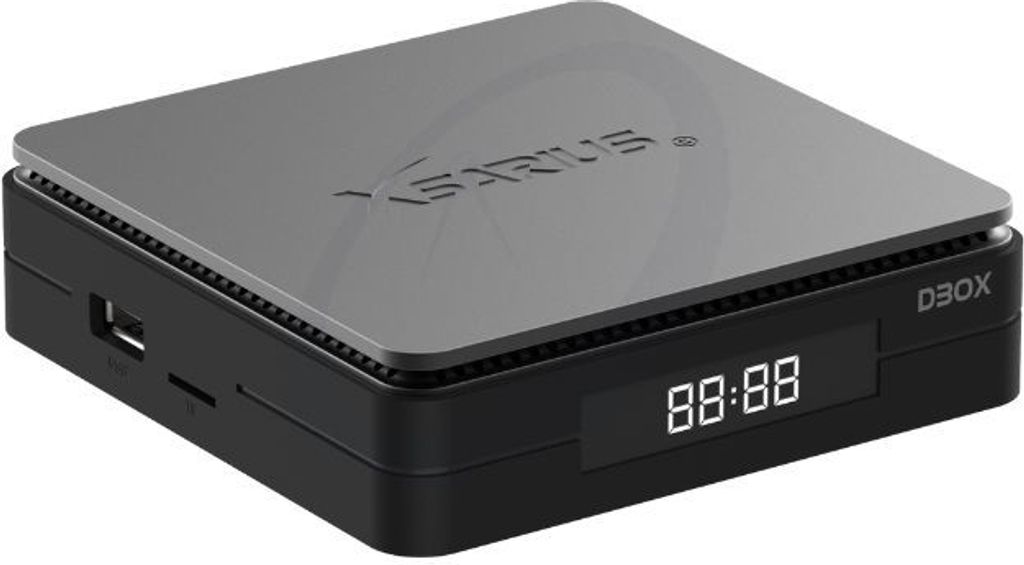 Xsarius DBOX 4K UHD Android 9.0 PIE IP-Receiver H.265, HDR10+, Bluetooth, Dual-WiFi, Dolby Digital