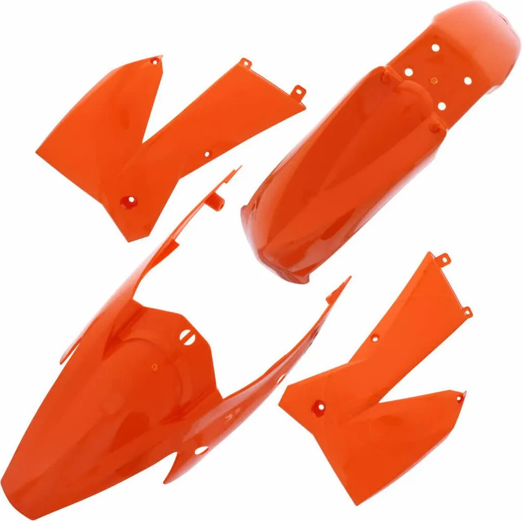 Kit carénages Polisport orange haute résistance pour KTM EXC 2014-2023