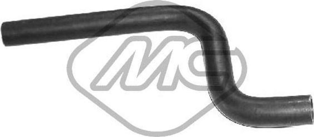 Metalcaucho 8846 Schlauch, Wärmetauscher Heizung OE 6K0819373D kompatibel mit Cordoba, Ibiza, Inca, Caddy, Golf III