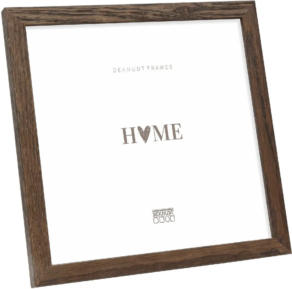 Deknudt S47CJ3 Cornice per foto in legno massello quercia scura 30x30 cm - 1