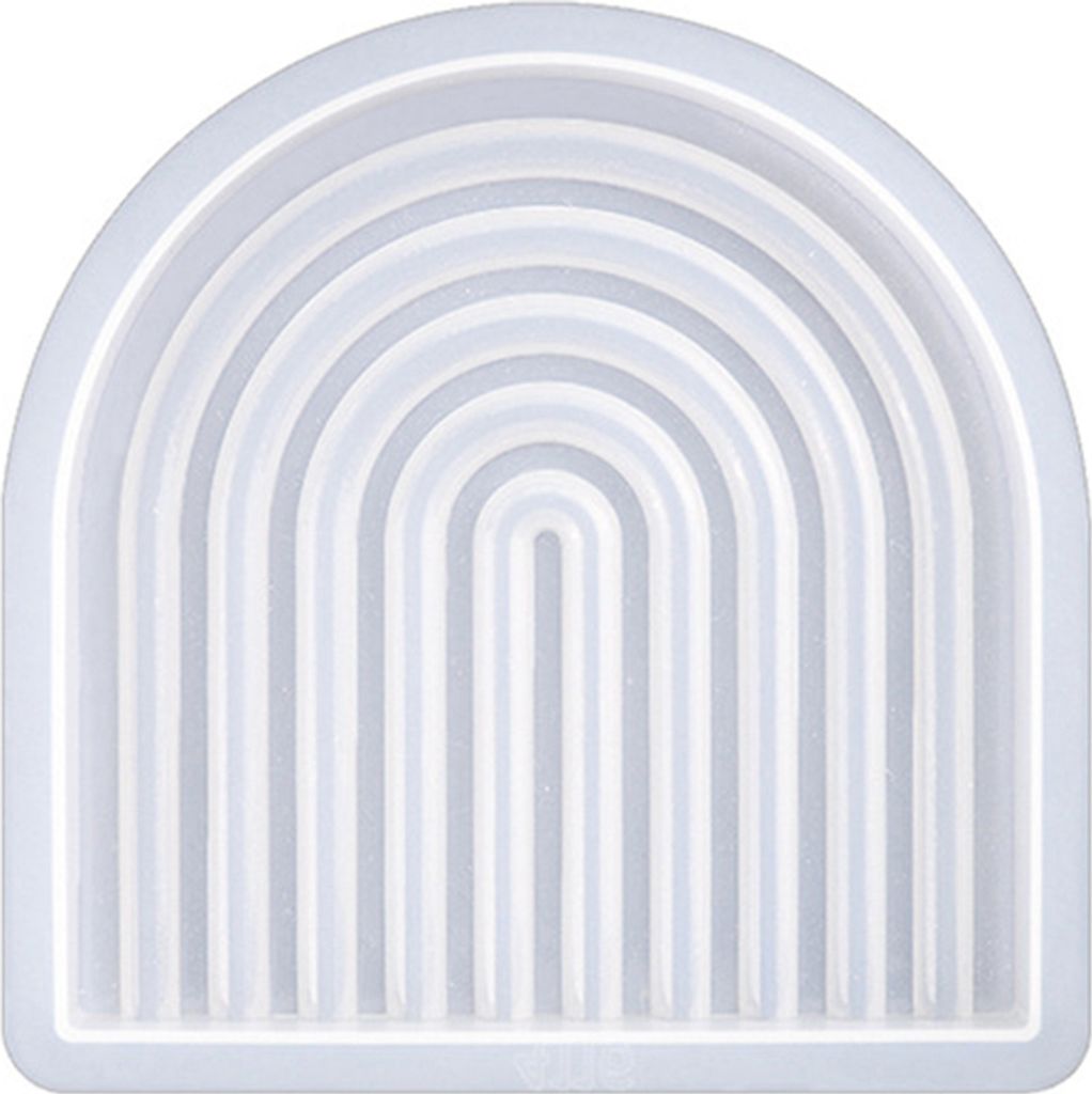 Bahnform DIY Gestreift Einfach Entformbar Super Saugfähigen Getränk Bahn Form Silikon Bahn Künstlerische Tablett Form