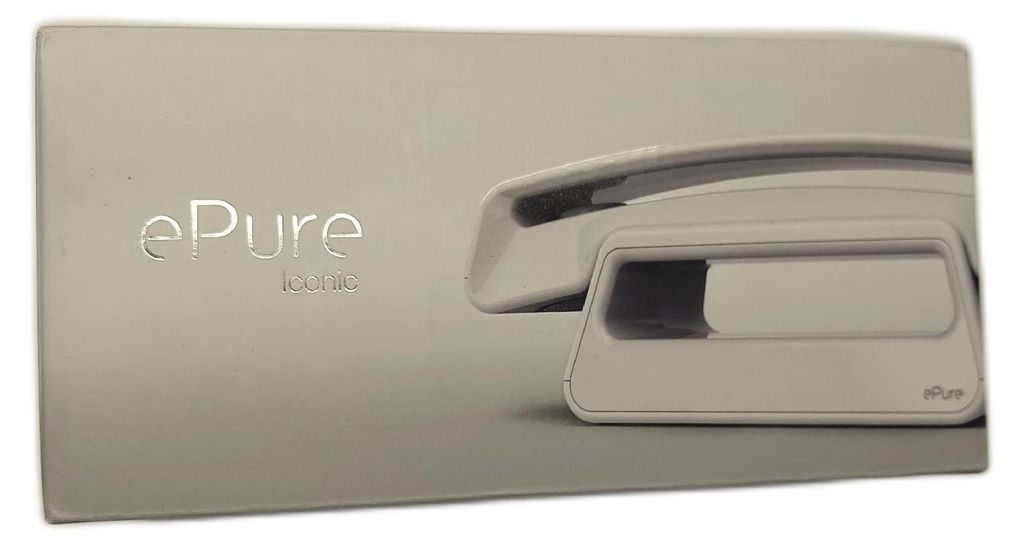 Weißes schnurloses telefon Alcatel EPUREICONICBLANC Produktbild 