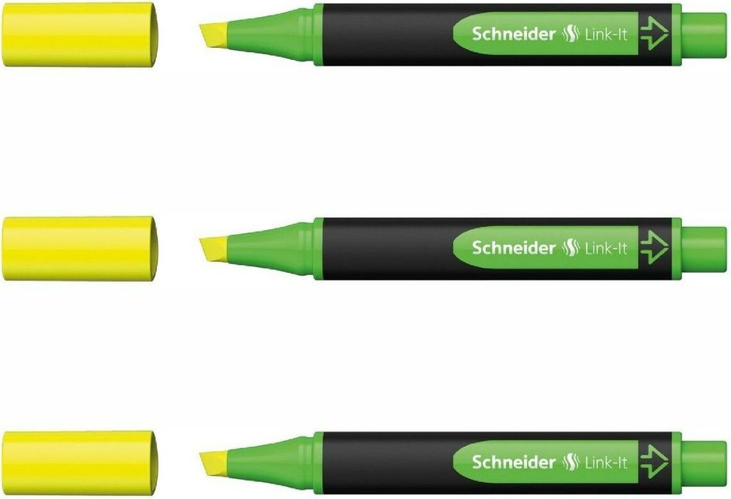Textmarker Link-it - 3er-Set gelb Produktbild 