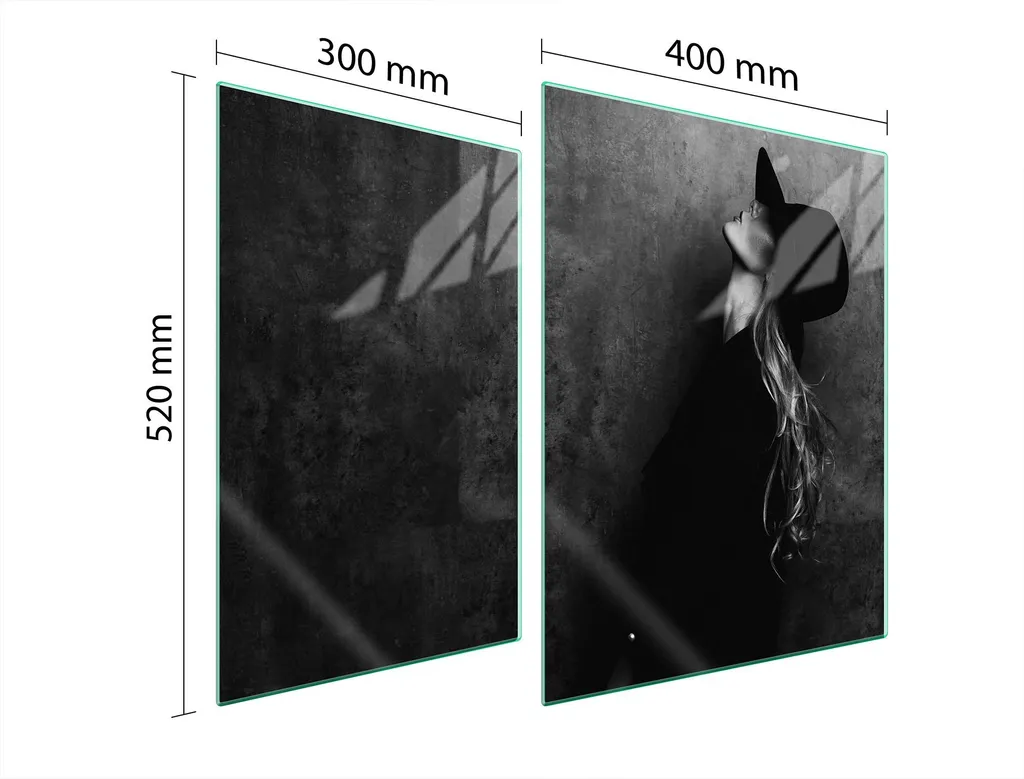 Copri Piano Cottura Vetro Temperato 70x52 Universale Antigraffio