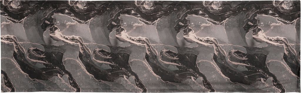Tischläufer - Anthratit - 40 x 140 cm - Marmoroptik