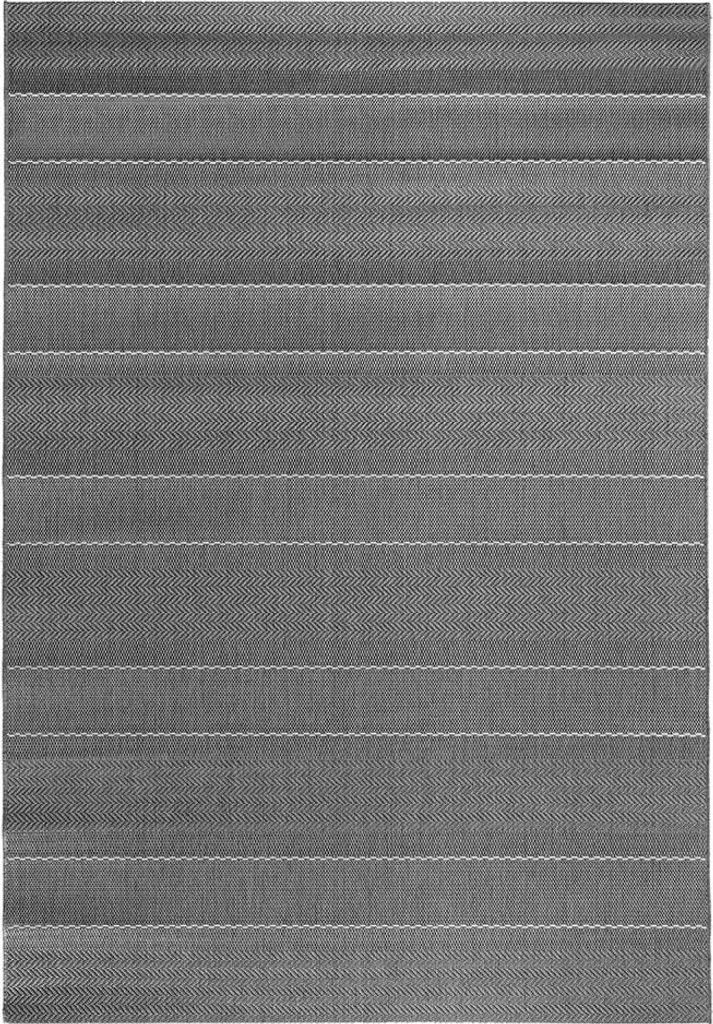 In & Outdoor Flachgewebe Teppich Fürth grau, Größe:160x230 Produktbild 