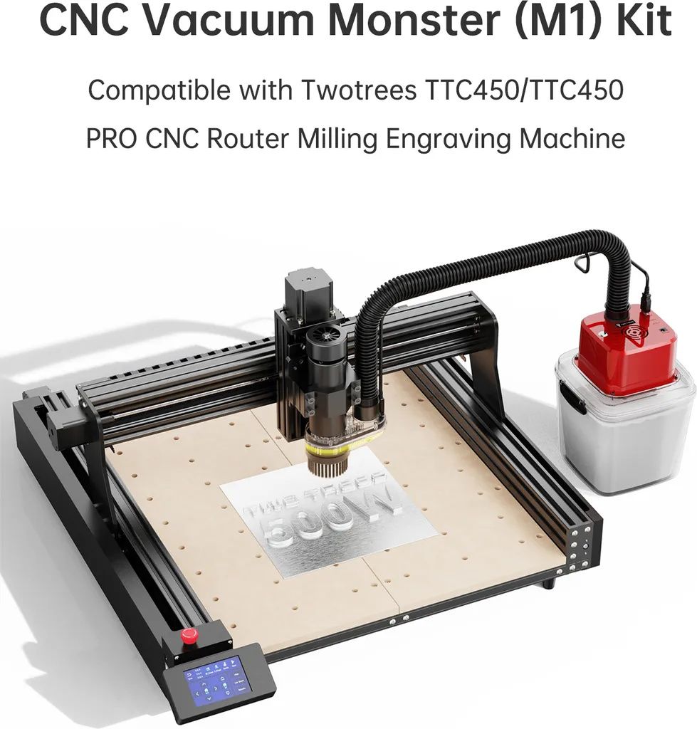 Twotrees Tischstaubsauger(M1) für CNC-Schneiden und Produktbild 8