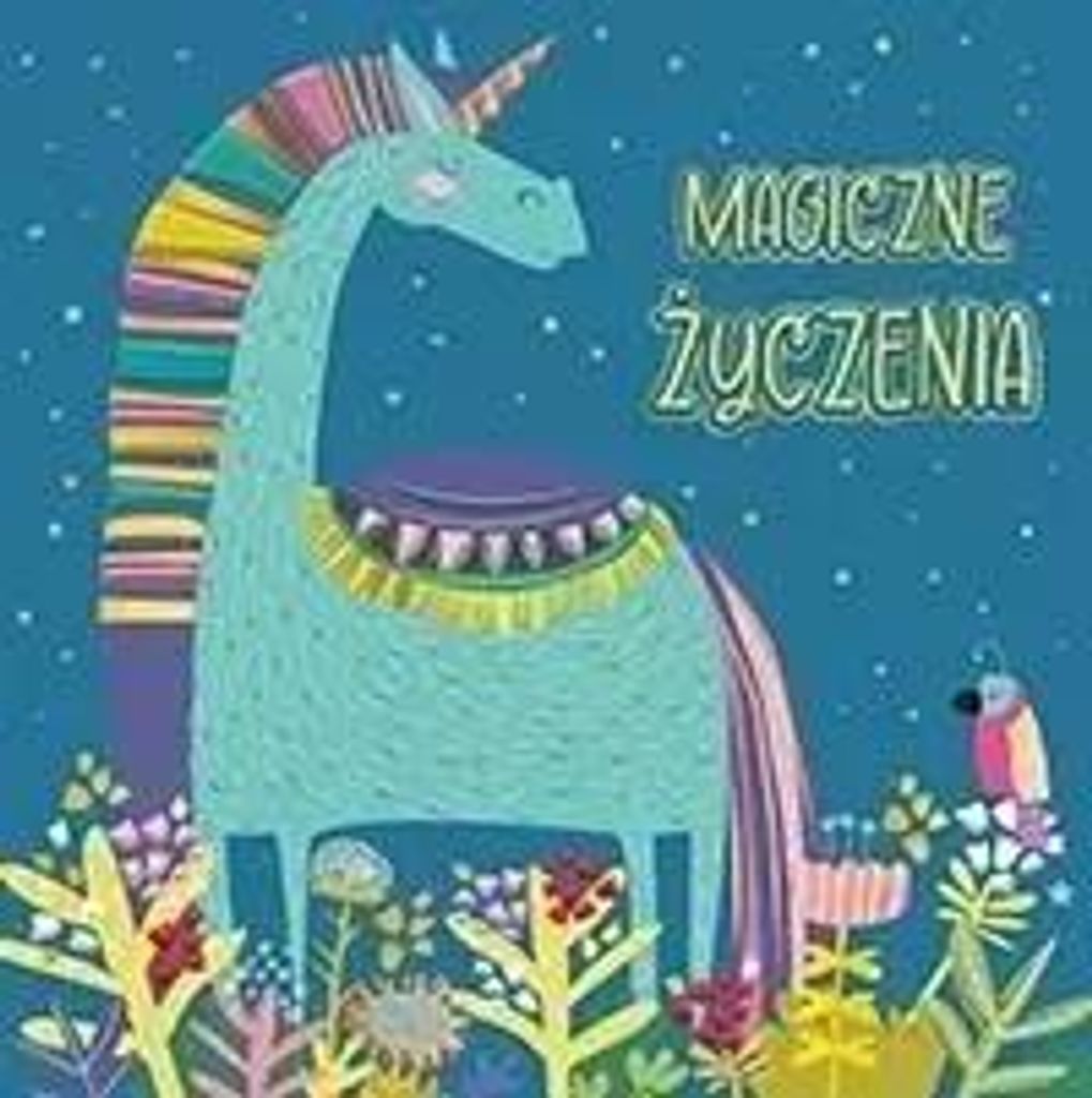 Karnet okolicznościowy Jednorożec nocą 15 x 15 cm