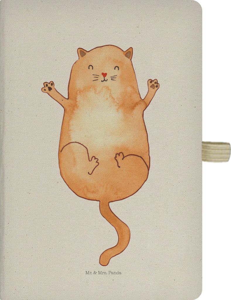 Mr. & Mrs. Panda notizbuch Katze Umarmen - Transparent - Geschenk, Tagebuch, Journal, Cat, Kladde, Katzen, Kater, Cats, Notizheft A5, DIN