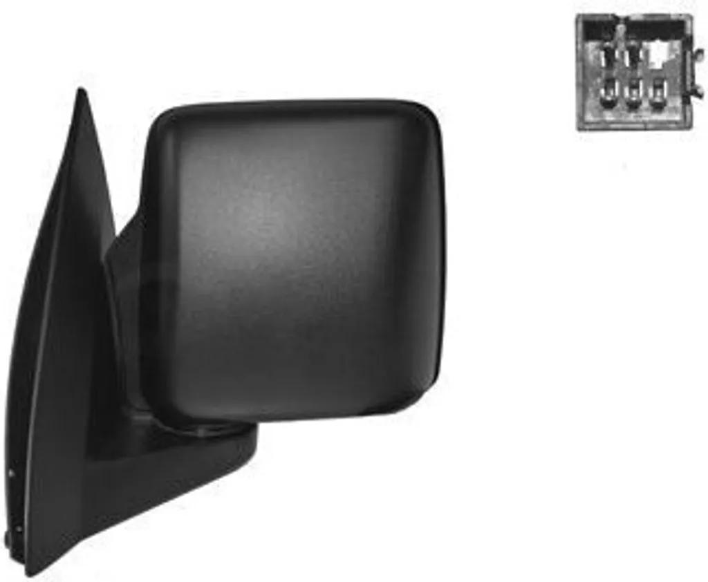 Miroir de rétroviseur complet gauche OPEL Combo et Corsa C - Van Wezel
