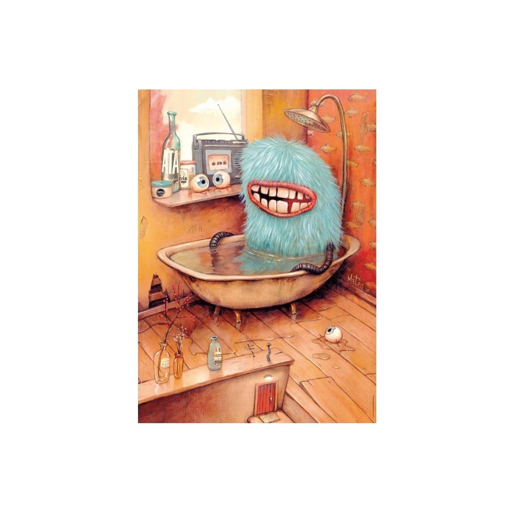 Heye - Puzzle standard 1000 pièces - Zozoville, Bathtub Image du produit 