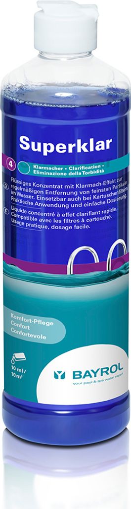 BAYROL Superklar Poolklärer, flüssig 0,4 l Produktbild 