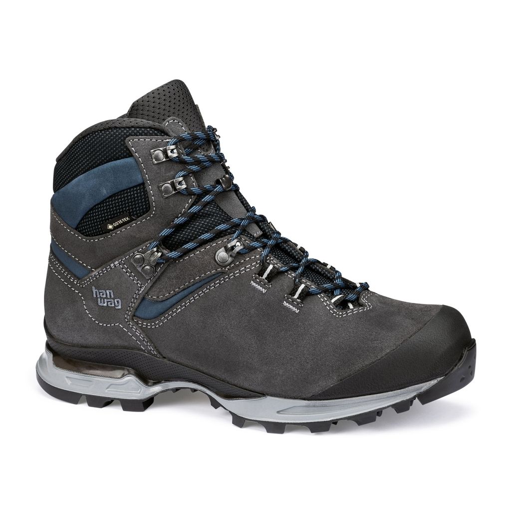 Hanwag Herren Wanderstiefel Tatra Light Wide GTX wasserdichter Trekkingschuhe Grau