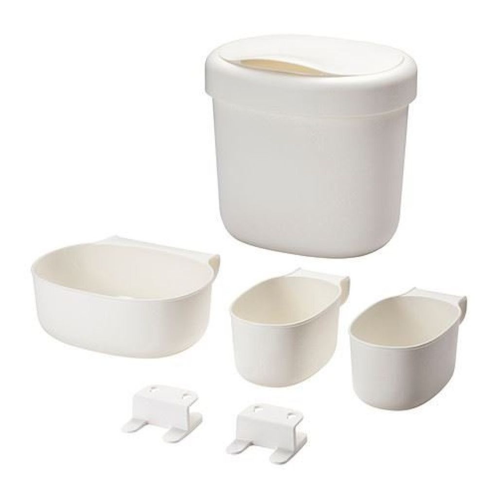 4 pcs Wickeltisch Organizer,Küchenschrank Tür Hängende Produktbild 