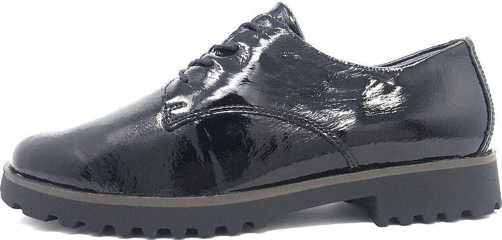 Waldläufer H-Elisa Damenschuhe Schnürschuhe Elegant Schwarz Elegant, Schuhgröße:EUR 39 | UK 6