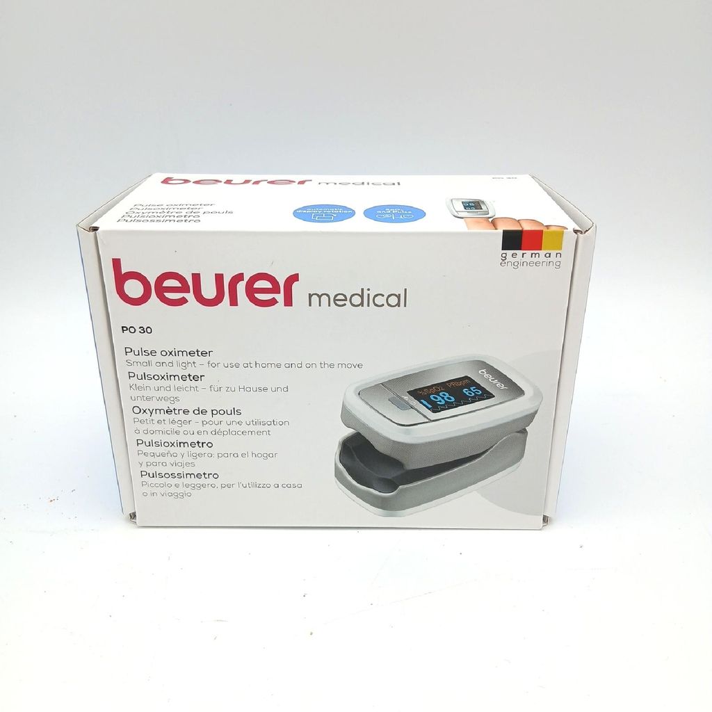 Beurer Pulsmesser Gesundheitsgerät PO 30 Vitalmonitor Produktbild 