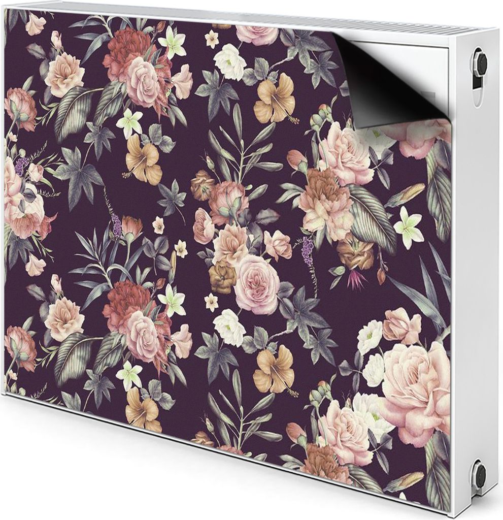 Magnet Radiator Magnet Mat Heizkörper Heizung Verkleidung Abdeckung 100x60 cm - Blumen, Garten