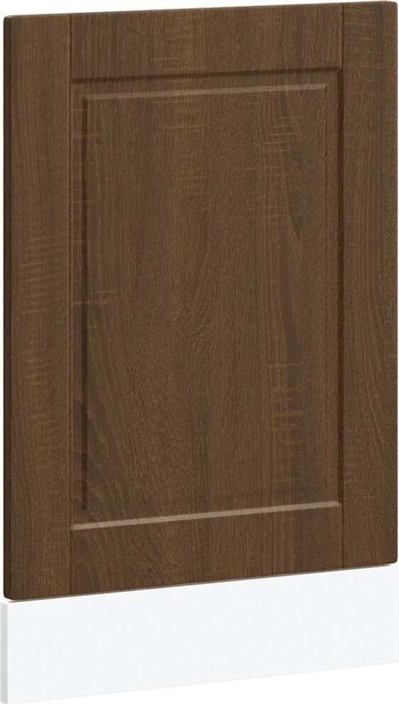 Geschirrspülerblende Porto Braun Eichen-Optik 45x1,5x67 cm