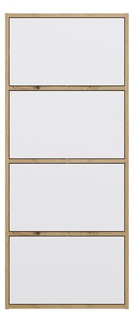 ALMA Kommode Front WHITE Korpus Eiche Artisan Produktbild 