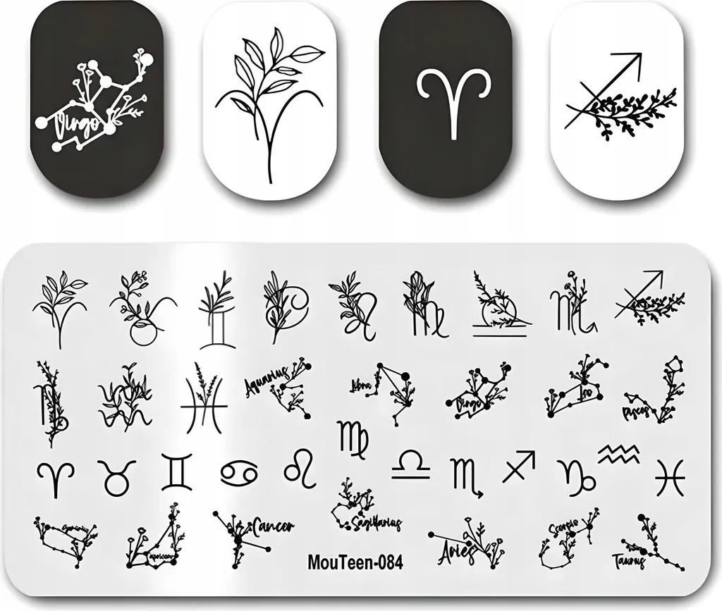 Stock Piastre Unghie Oroscopo | Fornitura Professionale Stamping