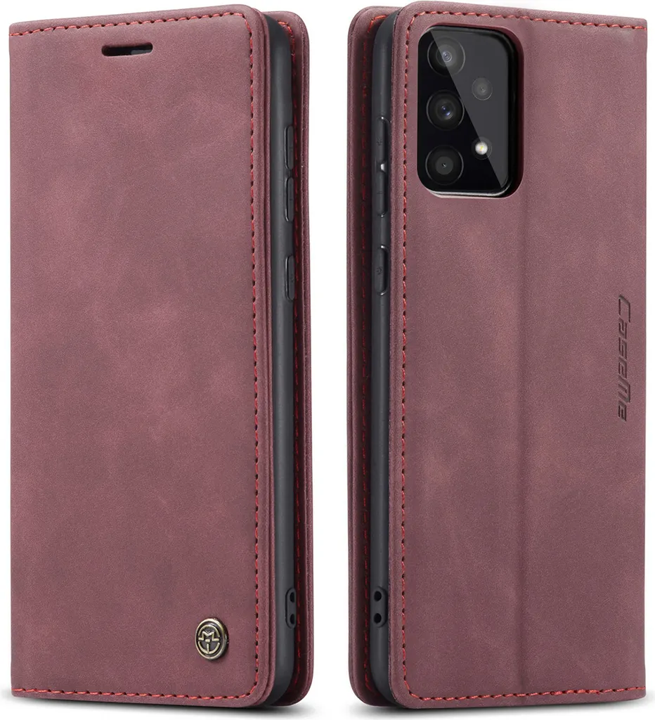 Cover Samsung A53 5G Professionale Rosso | Custodia Libro Finta Pelle