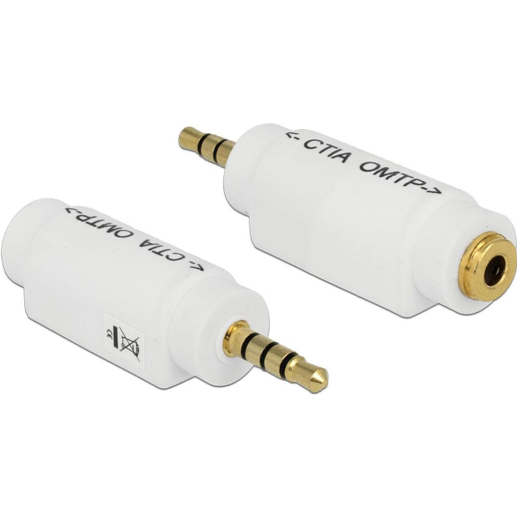 DeLOCK 65590, 3.5mm, 3.5mm, Weiß Produktbild 