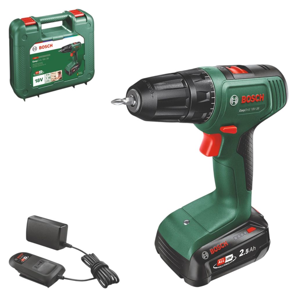 Bosch EasyDrill 18V-38 Set Akku-Bohrschrauber Produktbild 