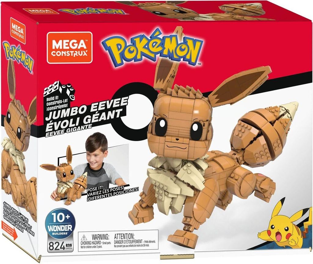 Pokémon Mega Construx - Jumbo Eevee Obrázek produktu 22