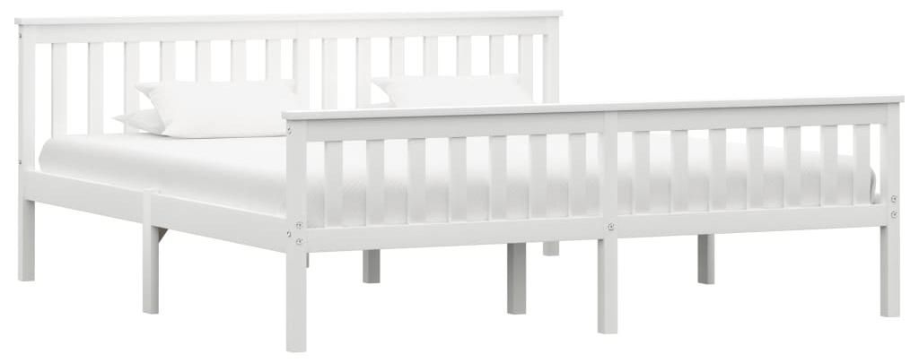 vidaXL Postel z masivu Bílá borovice 180x200 cm Obrázek produktu 