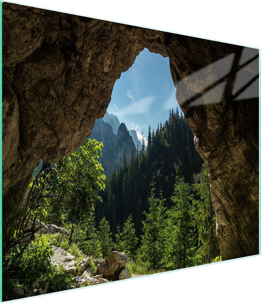 Glasschneidebrett 52x30 Baum