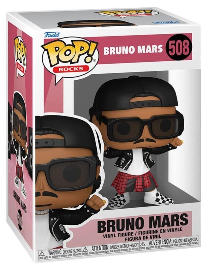 Funko Pop! Rocks - Bruno Mars, numéro 508 Image du produit 